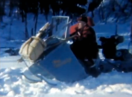 First Snowmobile Opens Remote Backcountry