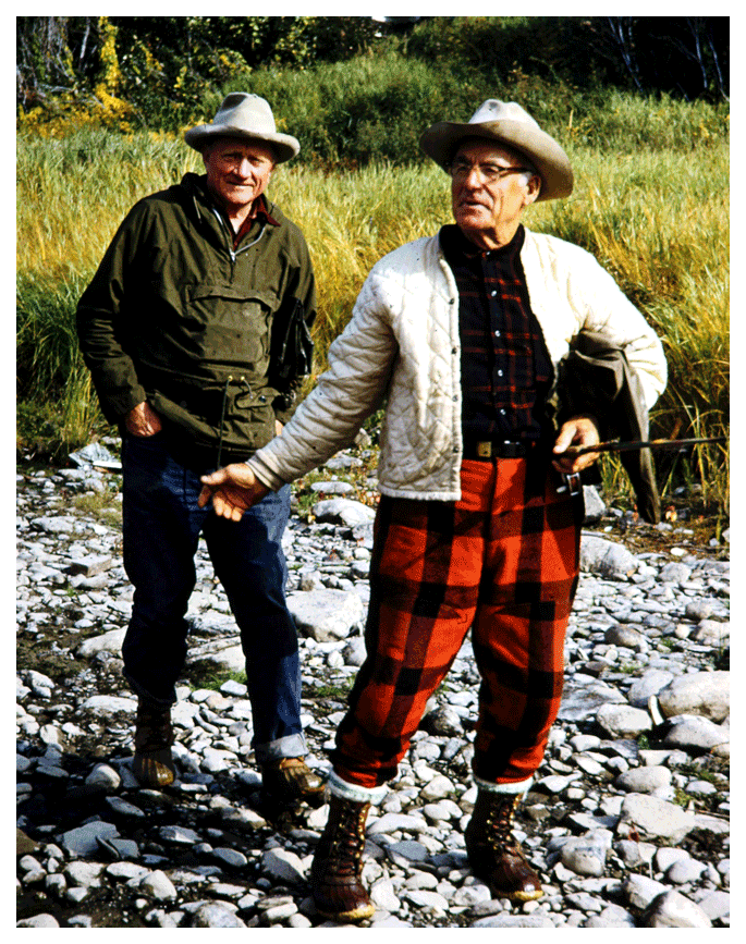 Legendary Allagash River Guide Encounters Legendary Supreme Court Justice   Old Guide Justice Douglas 2 